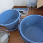 メダカの水替え